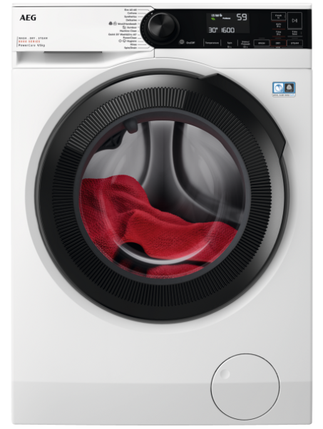 Skånsom vaske-tørremaskine